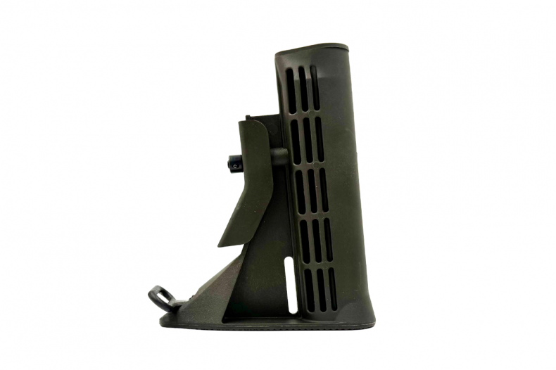      Buttstock, USGI M4 Adjustable Carbine Sliding w/ Sling Loop, Dark OD Green