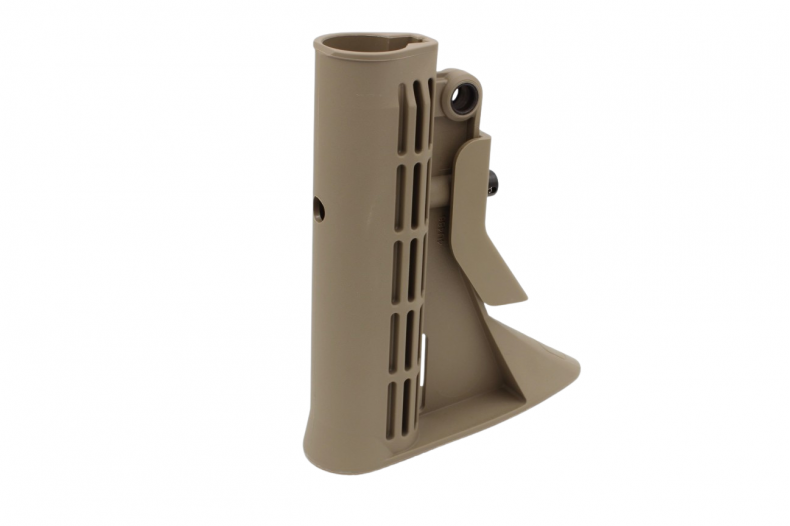 Buttstock, M4 Carbine w/QD Mount, Mil-Spec, Coyote Tan