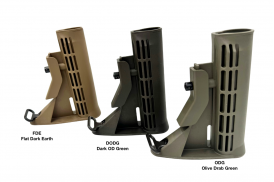       Buttstock, USGI M4 Adjustable Carbine Sliding w/ Sling Loop, FDE Flat Dark Earth