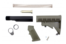 9pc OD Green Buttstock Pistol Grip Kit M4/AR15