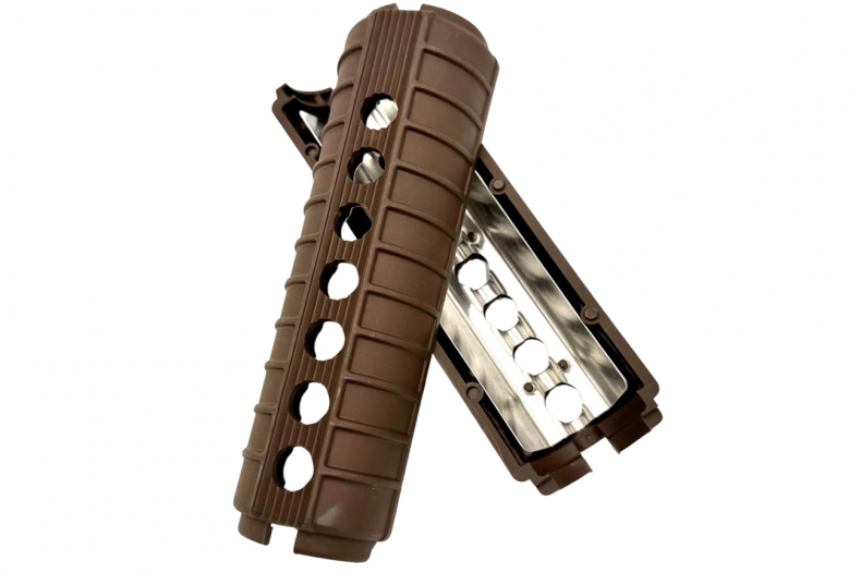 AR15/M4 Carbine Length  Handguard Assembly w/Heat Shield, SHTF Brown