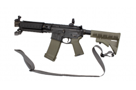 Buttstock, USGI M4 Adjustable Carbine Sliding w/ Sling Loop, OD Green
