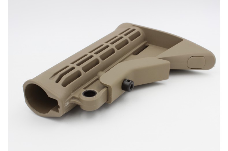 Buttstock, M4 Carbine w/QD Mount, Mil-Spec, Coyote Tan