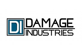                     DI Damage Industries Logo Sticker, 2x6 Vinyl Indoor/Outdoor